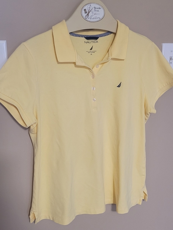 Nautica Tops - 💜2 for $10💜 Bundle and save Yellow T-Shirt with Blue Logo